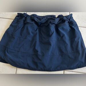 Lululemon Athletica Navy Athletic Skirt SZ 16